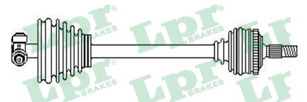 Drivaxel Renault Twingo Ii (cn0_), framaxel vänster Lpr DS52446 LPR