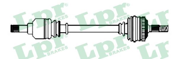 Drivaxel, framaxel höger Lpr DS52489 LPR