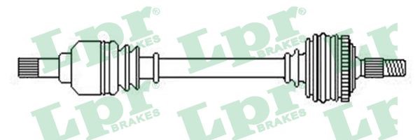 Drivaxel, framaxel höger Lpr DS52515 LPR