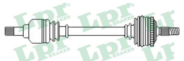Drivaxel Suzuki Swift III, framaxel vänster Lpr DS52586 LPR