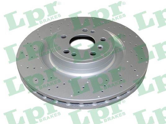 Bromsskiva Hålad/ventilerad, Framaxel Lpr Total coated M2104VR LPR