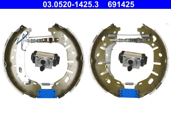 Bromsbackar, sats, Bakaxel Ate Original ate topkit 03.0520-1425.3 ATE