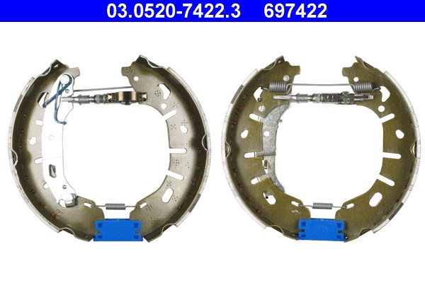 Bromsbackar, sats, Bakaxel Ate Original ate topkit 03.0520-7422.3 ATE