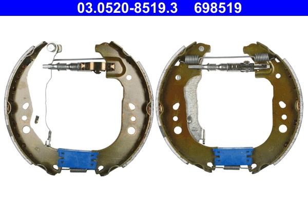 Bromsbackar, sats, Bakaxel Ate Original ate topkit 03.0520-8519.3 ATE