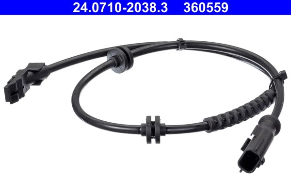 ABS-givare, Sensor, hjulvarvtal, Bakaxel Ate 24.0710-2038.3 ATE