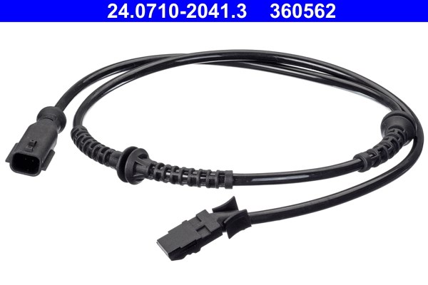 ABS-givare, Sensor, hjulvarvtal, Bakaxel Ate 24.0710-2041.3 ATE
