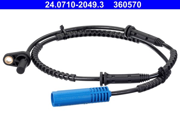 ABS-givare, Sensor, hjulvarvtal, Bakaxel Ate 24.0710-2049.3 ATE