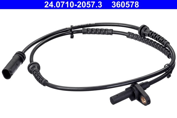 ABS-givare, Sensor, hjulvarvtal, Framaxel Ate 24.0710-2057.3 ATE