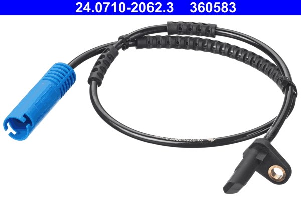 ABS-givare, Sensor, hjulvarvtal, Bakaxel Ate 24.0710-2062.3 ATE