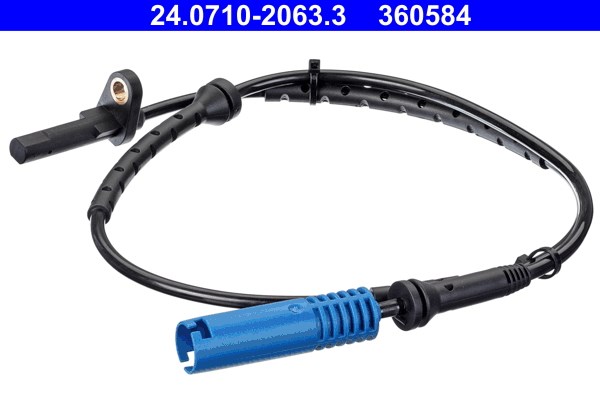 ABS-givare, Sensor, hjulvarvtal, Bakaxel Ate 24.0710-2063.3 ATE