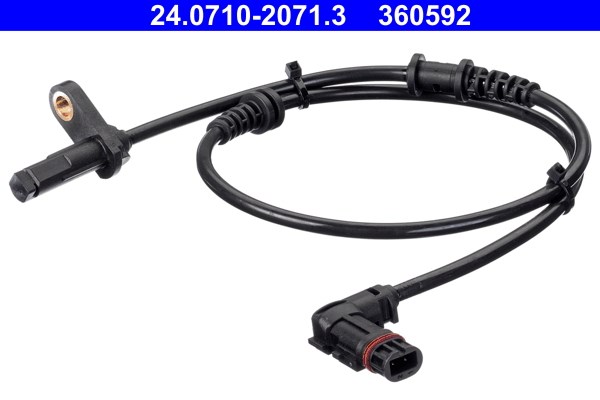 ABS-givare, Sensor, hjulvarvtal, Framaxel Ate 24.0710-2071.3 ATE