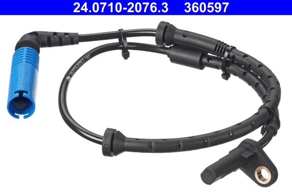 ABS-givare, Sensor, hjulvarvtal, Bakaxel Ate 24.0710-2076.3 ATE