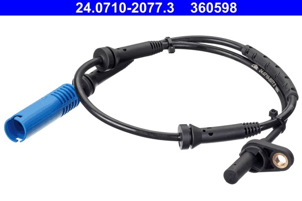 ABS-givare, Sensor, hjulvarvtal, Framaxel Ate 24.0710-2077.3 ATE