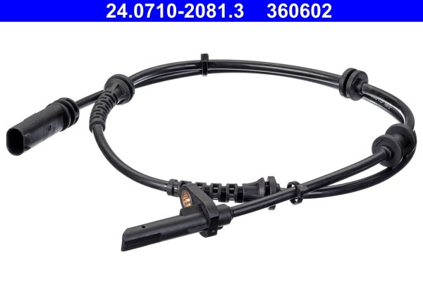 ABS-givare, Sensor, hjulvarvtal, Bakaxel Ate 24.0710-2081.3 ATE