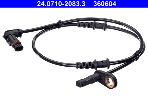 ABS-givare, Sensor, hjulvarvtal, Framaxel Ate 24.0710-2083.3 ATE