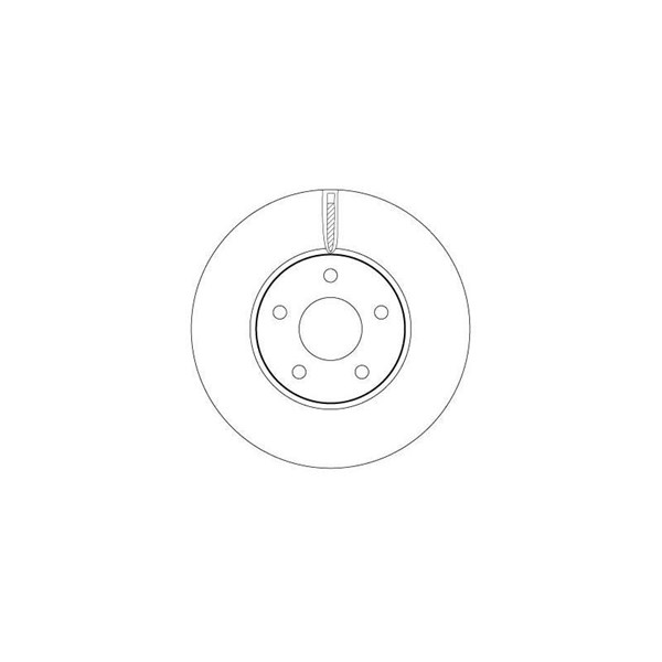 Bromsskiva Ventilerad, Framaxel Trw DF6975 TRW Bromsskiva Ventilerad, Framaxel Trw DF6975 TRW