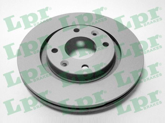 Bromsskiva Ventilerad, Framaxel Lpr Total coated P1002VR LPR