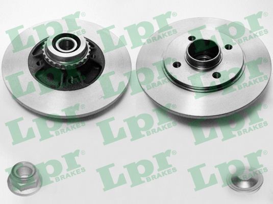 Bromsskiva Solid, Bakaxel Lpr HUB BRAKE DISC R1034PCA LPR