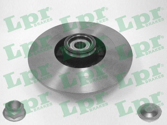 Bromsskiva Solid, Bakaxel Lpr HUB BRAKE DISC R1047PCA LPR