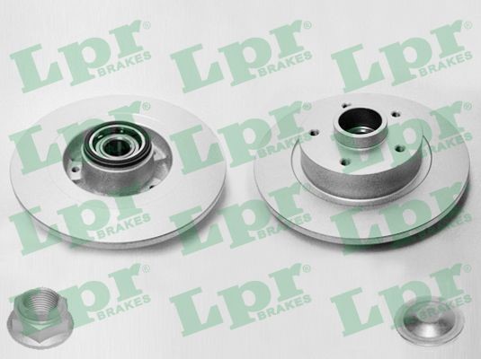 Bromsskiva Solid, Bakaxel Lpr R1049PRCA LPR