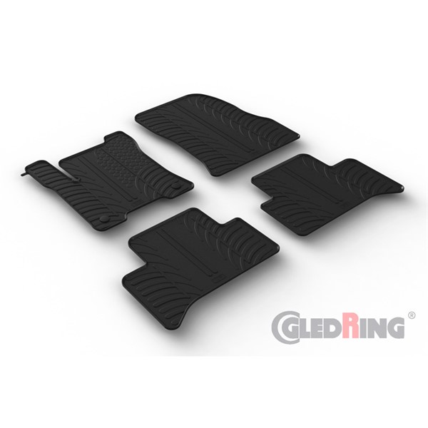 Gummimattor Mercedes EQA (H243) 2021, Fram eller bak GledRing