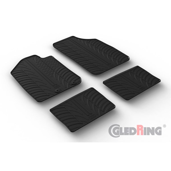 Gummimattor Dacia Spring EV 2021- , Fram eller bak Gledring GL 08 GledRing Gummimattor Dacia Spring EV 2021- , Fram eller bak Gledring GL 08 GledRing