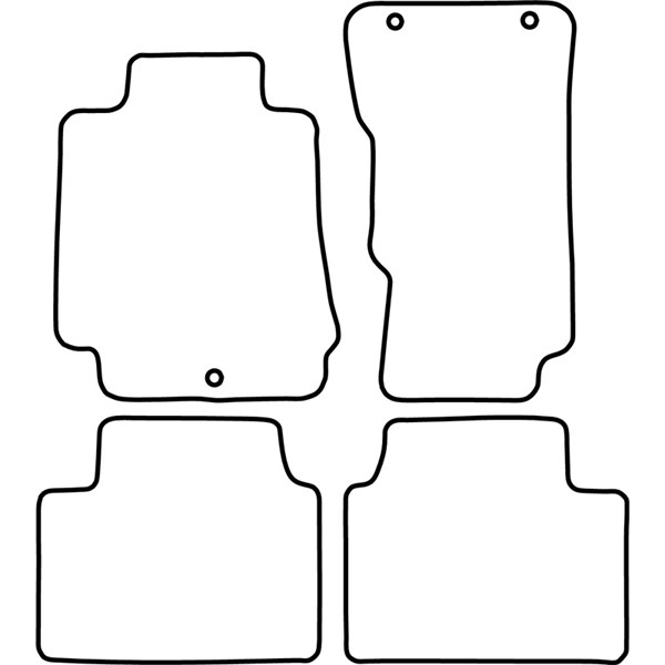 Textilmatta, kupé, Fram eller bak Autostyle TM AR523V AutoStyle