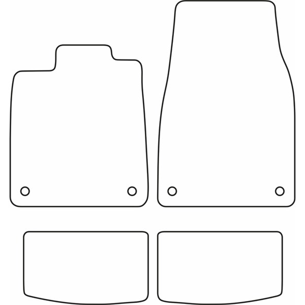 Textilmatta, kupé, Fram eller bak Autostyle TM AU556 AutoStyle