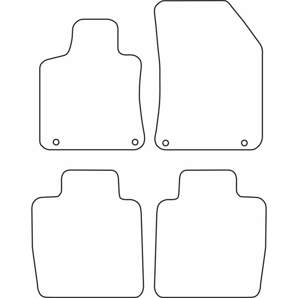 Textilmatta, kupé, Fram eller bak Autostyle TM CI561V AutoStyle Textilmatta, kupé, Fram eller bak Autostyle TM CI561V AutoStyle