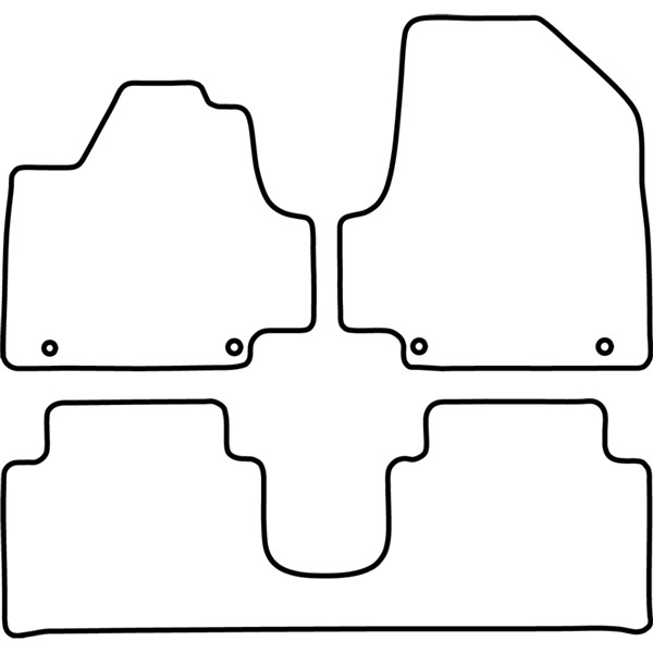 Textilmatta, kupé, Fram eller bak Autostyle TM HY555 AutoStyle