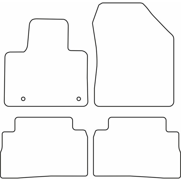 Textilmatta, kupé, Fram eller bak Autostyle TM HY557 AutoStyle Textilmatta, kupé, Fram eller bak Autostyle TM HY557 AutoStyle