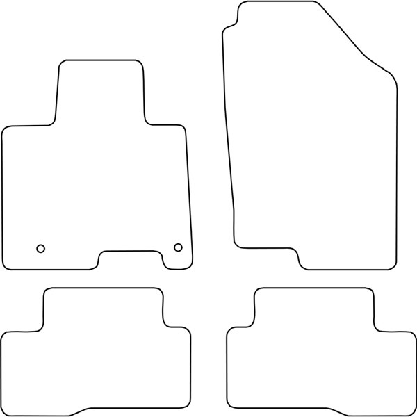 Textilmatta, kupé, Fram eller bak Autostyle TM KI551 AutoStyle