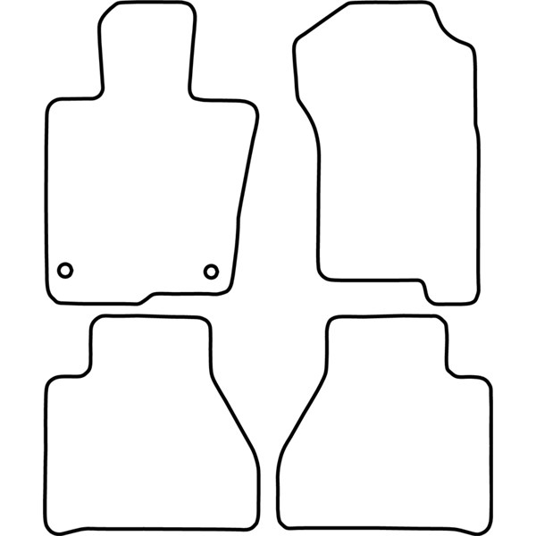 Textilmatta, kupé, Fram eller bak Autostyle TM ME569 AutoStyle