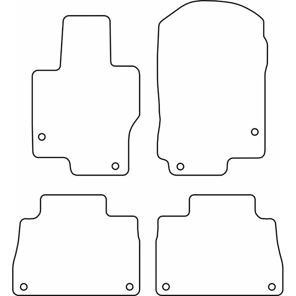 Textilmatta, kupé, Fram eller bak Autostyle TM ME572V AutoStyle