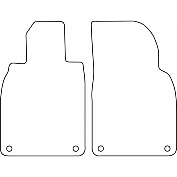 Textilmatta, kupé, Fram eller bak Autostyle TM PO502V AutoStyle Textilmatta, kupé, Fram eller bak Autostyle TM PO502V AutoStyle