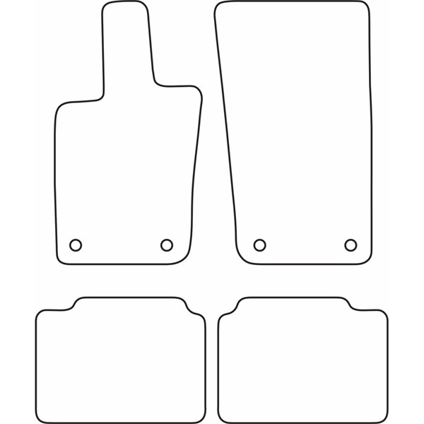 Textilmatta, kupé, Fram eller bak Autostyle TM PO503 AutoStyle Textilmatta, kupé, Fram eller bak Autostyle TM PO503 AutoStyle
