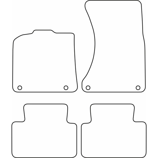 Textilmatta, kupé, Fram eller bak Autostyle TM PO504V AutoStyle Textilmatta, kupé, Fram eller bak Autostyle TM PO504V AutoStyle