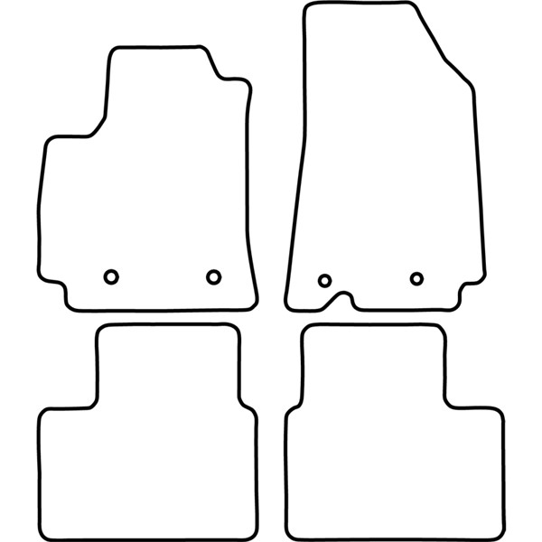 Textilmatta, kupé, Fram eller bak Autostyle TM RE582 AutoStyle