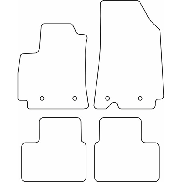 Textilmatta, kupé, Fram eller bak Autostyle TM RE582V AutoStyle