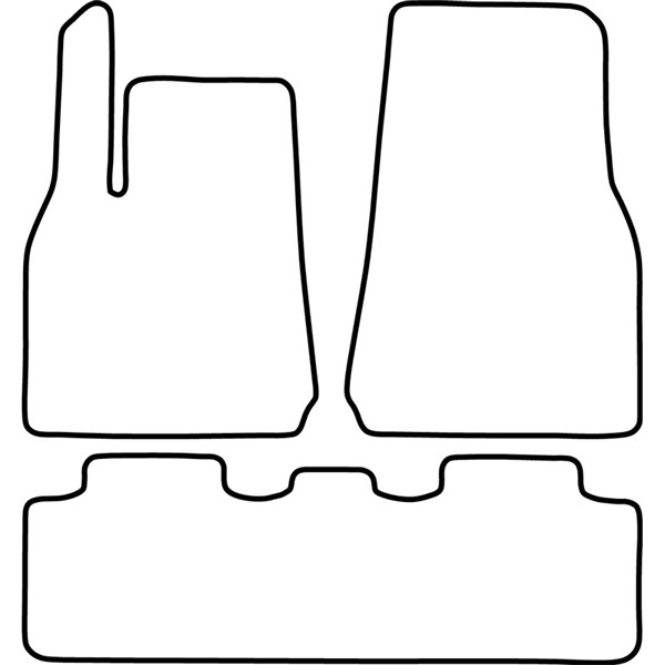 Textilmatta, kupé, Fram eller bak Autostyle TM TS507 AutoStyle