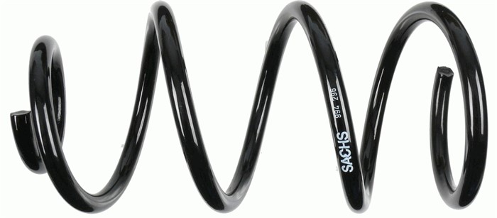 Spiralfjäder, Bakaxel SACHS