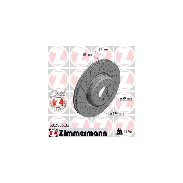 Bromsskiva Bromsskiva tvådelad, Framaxel Zimmermann 150.2905.32 ZIMMERMANN Bromsskiva Bromsskiva tvådelad, Framaxel Zimmermann 150.2905.32 ZIMMERMANN