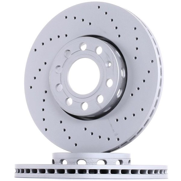 Bromsskiva Solid, Bakaxel, Framaxel ZIMMERMANN ZIMMERMANN