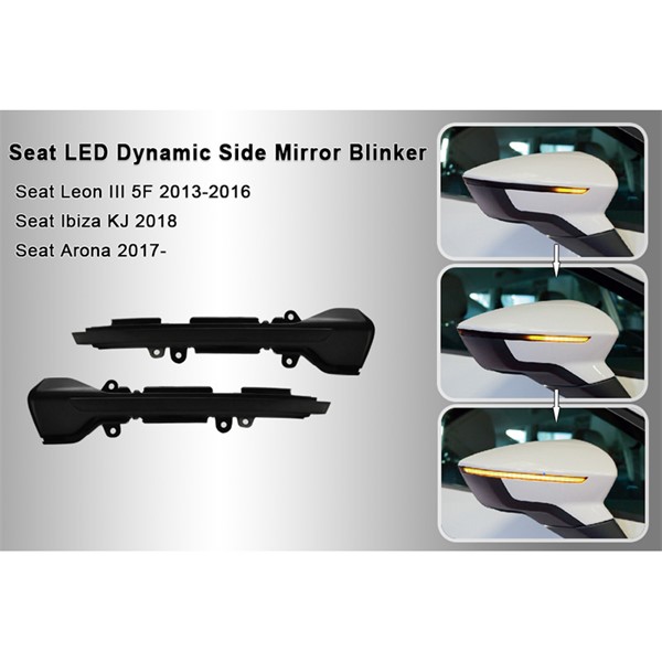 Blinklyktor, sats, Ytterspegel Autostyle DL SEL01LS AutoStyle