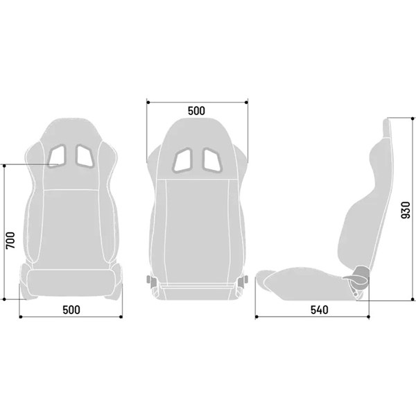 Sportstol, Universal Sparco SP 9014RS Sportstol, Universal Sparco SP 9014RS