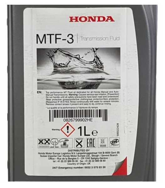 Växellådsolja (man) Genuine Honda Mtf-3, 1L, Framaxel, Bakaxel Or Original