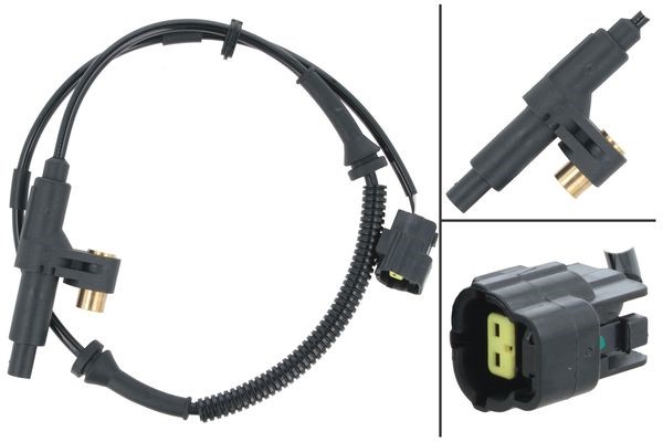 ABS-givare, Sensor, hjulvarvtal, Bakaxel, båda sidor