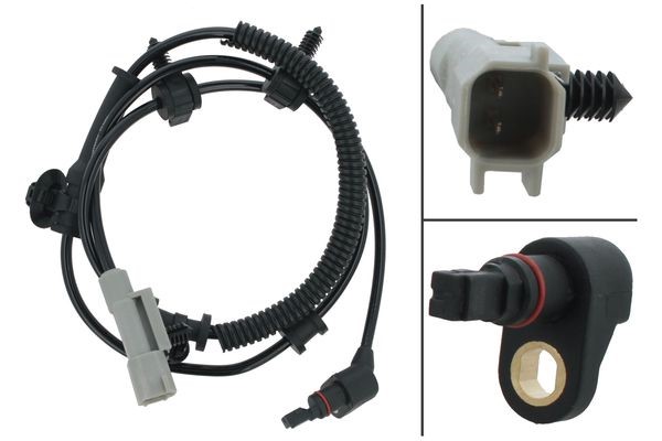 ABS-givare, Sensor, hjulvarvtal, Fram, höger eller vänster ABS-givare, Sensor, hjulvarvtal, Fram, höger eller vänster