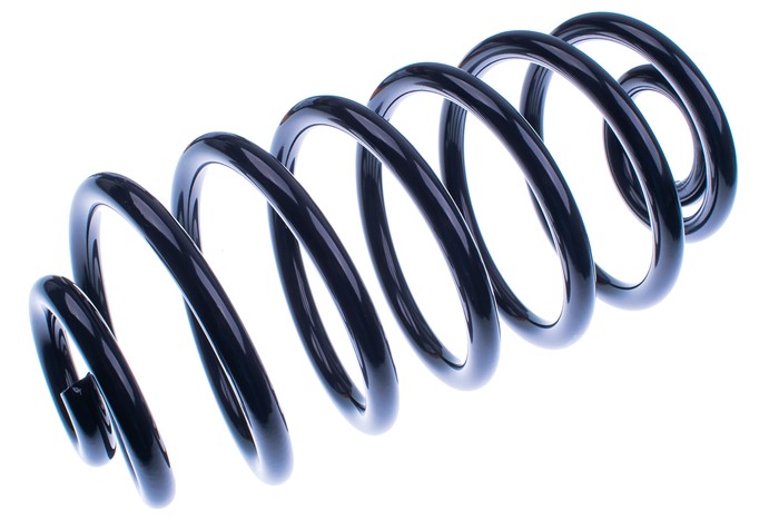 Spiralfjäder, Bakaxel