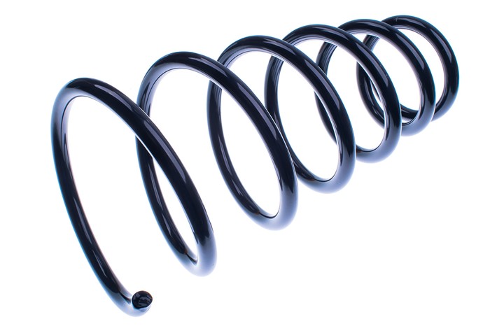 Spiralfjäder, Bakaxel
